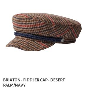 NWT Brixton fiddlers cap size L